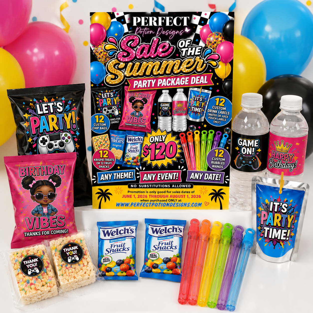 Sale of the Summer -- Party Package Deal