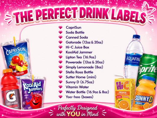 Custom Drink Labels