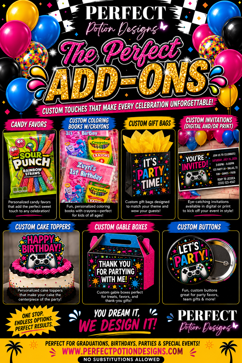 Sale of the Summer -- Party Package Deal