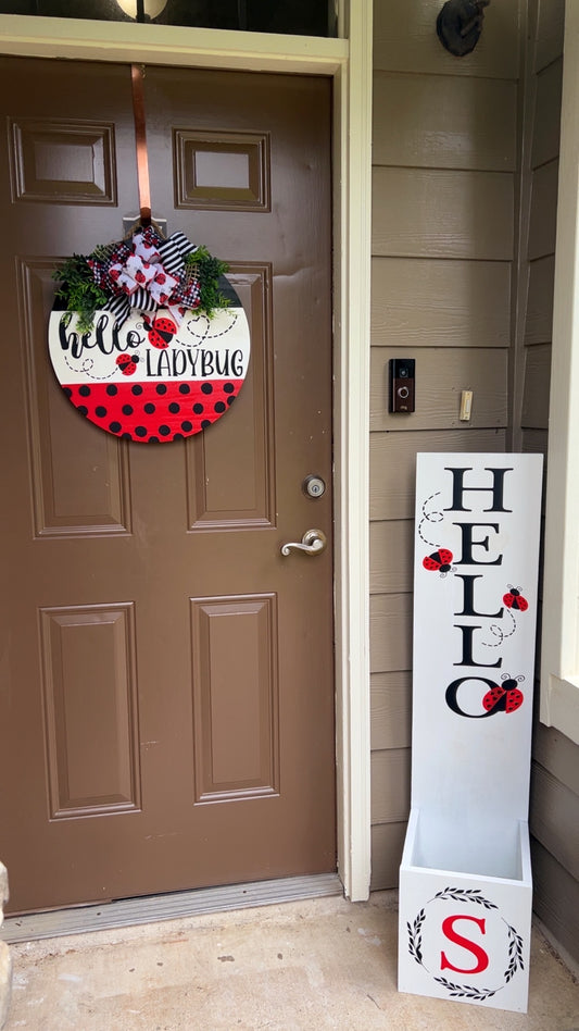 Hello Ladybug – Porch Planter