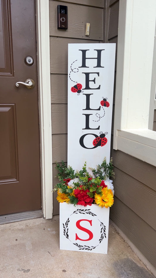 Hello Ladybug – Porch Planter