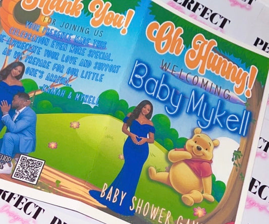 Custom Babyshower Games Booklet