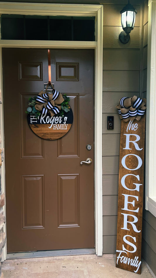 Family Name – Porch Decor Set